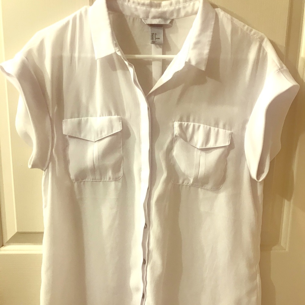H&M Short Sleeve Button Down Shirt